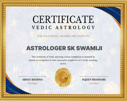 International Astrology Federation Certificate